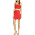 thumbnail image 1 of Leith Ribbed Mini Length Skirt Red Size XL $45 waist 30 inches, 1 of 1