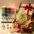 thumbnail image 2 of DIY Beaded Christmas Tree Kit, Handmade Holiday Craft Set, Colorful Beads and Wire Holiday Craft Set for Adults, Tabletop Decor Holiday Xmas Gift, Family Christmas Activity, 2 of 7