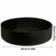 thumbnail image 1 of Worallymy Bolsa de plantación redonda Jardín al aire libre Invernadero Tela de fieltro Planta Flor Vegetal Cultivo Maceta Cubo Negro 80x30cm Worallymy JD735807354, 1 of 7