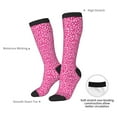 thumbnail image 5 of Picia Women Crew Soft Moisture-wicking Socks Leopard Pattern Design Cotton Socks, One Size fit All, 5 of 9