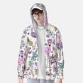 thumbnail image 2 of Balery Summer with Flamingo Sudadera ligera de manga larga con capucha y protección solar UPF 50+ para hombre y mujer, ideal para pesca y running-3X-Large, 2 of 7