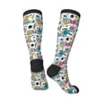 thumbnail image 4 of Balery Turtle Printed Novelty Socks Men's Women's Crew Socks Sports Socks Knee High Socks Cotton Socks Quirky and Cool Socks, 4 of 9