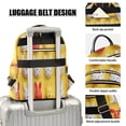 thumbnail image 4 of Easter Eggs Rabbit Ear Travel Laptop Backpack Casual Daypack Lightweight Bookbag Compartment for Business, 4 of 7