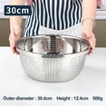 thumbnail image 2 of GUOOL Passoire Égouttoir à Riz Laveur Bol pour Riz Tomates Viande 30cm, 2 of 9