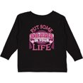 thumbnail image 3 of Inktastic Theater Put Some Drama in Your Life Girls Long Sleeve Toddler T-Shirt, 3 of 5