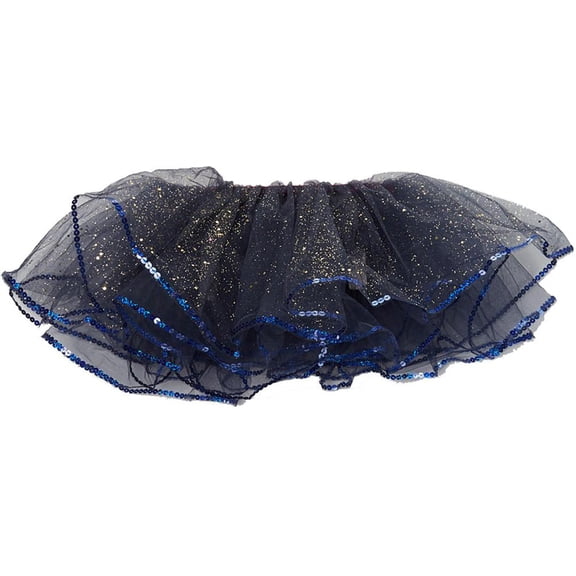 Wenchoice Navy Glitter Reversible Tutu Girl's M(3T-4T)