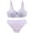 Purple-3, variant on Aofany Underwear Sets for Women with Panties Lightly Summer Comfortable Matching Scallop Bra and Panty Set Underwire Bralettes Push Up T Shirt Bra and Panty