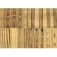 thumbnail image 1 of Ahgly Company Indoor Rectangle Patchwork Brown Transitional Area Rugs, 7' x 9', 1 of 4