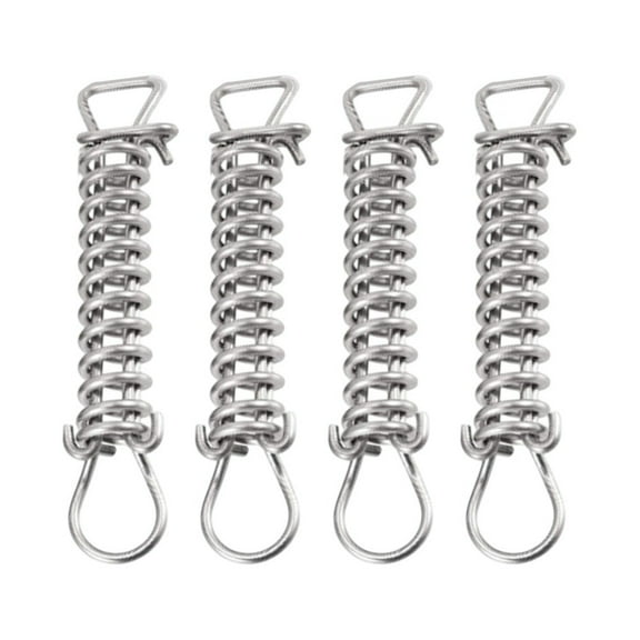 Set of 4 Pool Cover Stainless Steel Springs - PVC and Stainless Steel