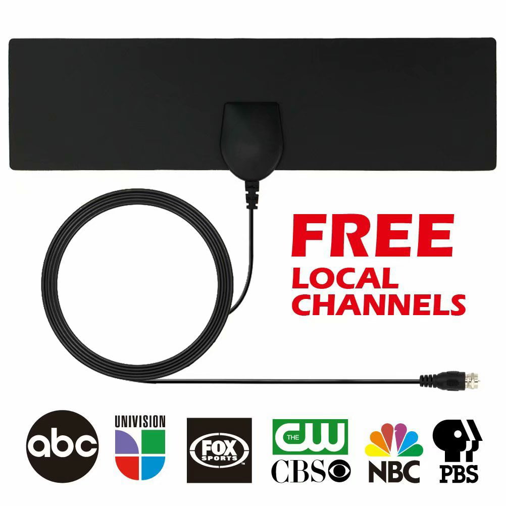70 Mile HDTV Aerial Digital TV Signal Amplifier Booster Cable Indoor Antenna TO 