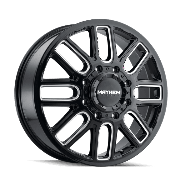 Mayhem Cogent Dually-8107D 20X8.25 8X170 115Et 124.9Cb Black W/Milled Spokes