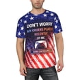thumbnail image 4 of Omeoer Funny Gaming Meme T-Shirt for Men and Women, Game Controller Graphic Tee with American Flag Design, Short Sleeve Casual Shirt, 4 of 7