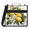 Blue, variant on Jiaoprinted Cute Farm Animal Zipper 3 D-Ring Binder Bag with Shoulder Strap, Pig Florals Waterproof Expanding Binder, Multi-Pocket Portfolio Organizer Case