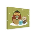 thumbnail image 2 of Trademark Fine Art 'Happy Owlidays VIII' Canvas Art by June Erica Vess, 2 of 4