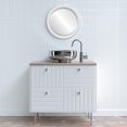 thumbnail image 4 of Pasadena Framed Mirror - Linen White, 4 of 6