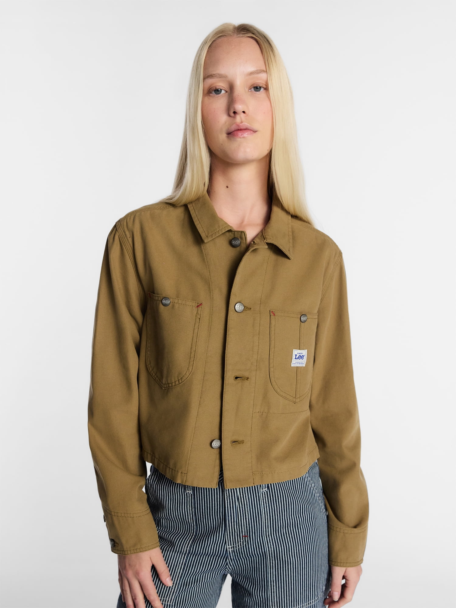 Kacey Lee Women's Cropped Chore Jacket, Sizes XS-XXL - Walmart.com Kacey Lee Women's Cropped Chore Jacket, Sizes XS-XXL - Walmart.com