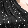thumbnail image 3 of Black White Moon Star Pattern Blanket,Comfortable Soft Flannel Throw Blanket,All Season,Warm Lightweight Blankets for Sofa Bed Couch Living Room Chair,40"x50", 3 of 4