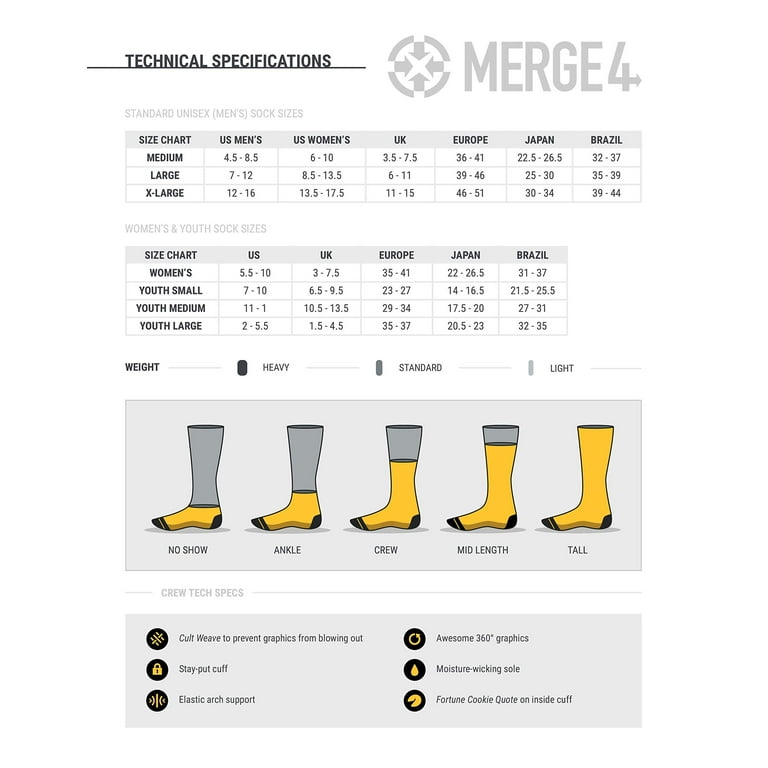 Mizuno sock size chart deals