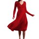 thumbnail image 3 of Vestido largo plisado para mujer Vestido elegante de punto de manga larga Otoño e Invierno 2024 Novedades en vestidos Ropa de mujer, 3 of 5