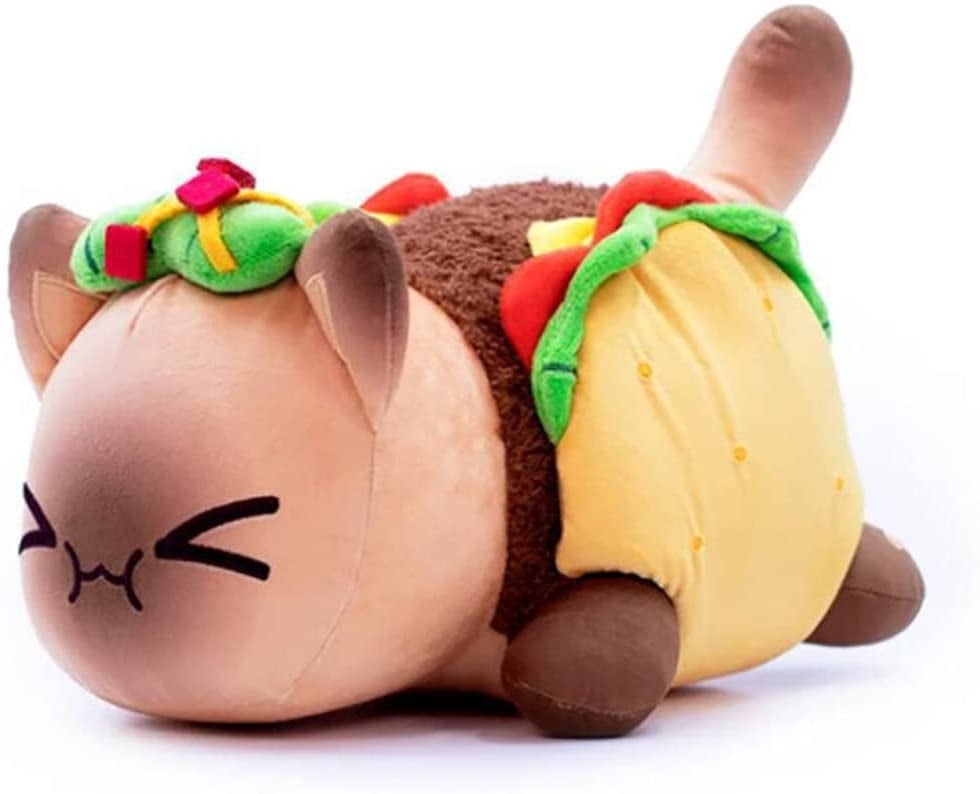 burger cat plush