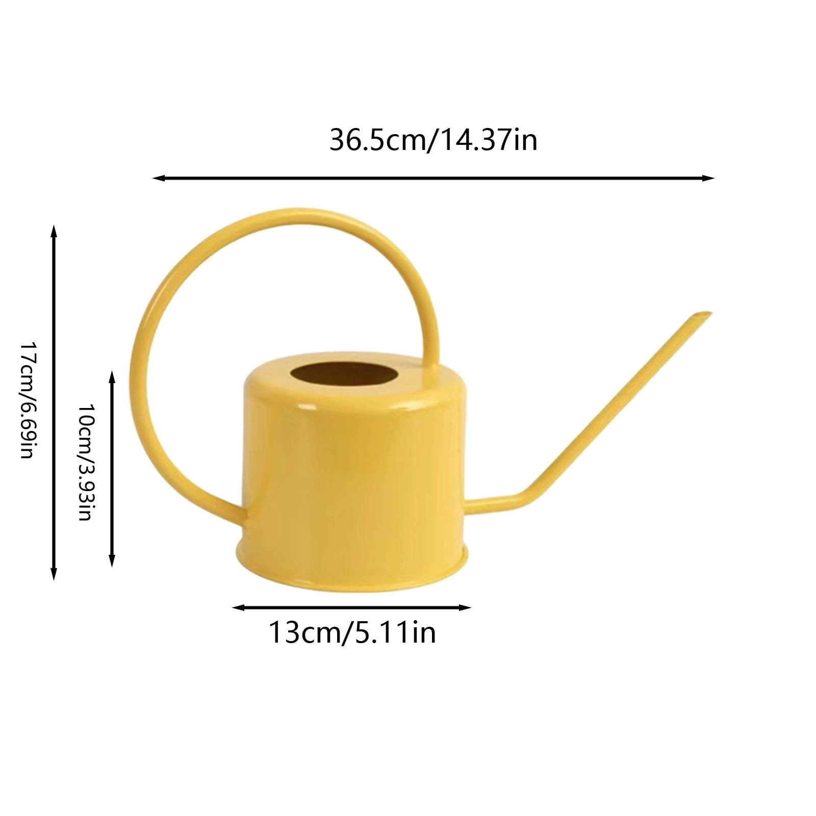Stainless Steel Watering Can Large Capacity Long Spout Design Modern Decorative Style for Indoor Outdoor Potted Bonsai Garden Flowers