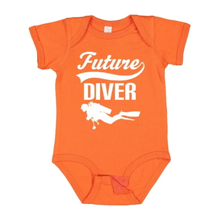 

Inktastic Future Diver Scuba Diving Gift Baby Boy or Baby Girl Bodysuit
