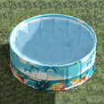 thumbnail image 2 of HLONK Inflatable-Look Pool - No Pump Needed  Instant Setup & Foldable Storage - Heavy-Duty PVC Construction - Tropical Birthday/Backyard Party Pool - Holds 4-6 People - Indoor/Outdoor Use, 2 of 6