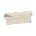 thumbnail image 2 of koolsoo Window Box Multifunctional with Tray Flower Pot for Balcony Patio Windowsill White, 2 of 9