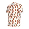 thumbnail image 2 of Rocae Carrot for Men's Short Sleeve Polo Shirt, Quick Drying Performance Moisture Wicking Sports Men's Golf Shirt XX-Large, 2 of 9