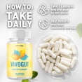 thumbnail image 6 of Vivogut Advanced Gut Support Pills Advanced Energy Vitamin Supplement Vivo Gut 180 Capsules, 6 of 8