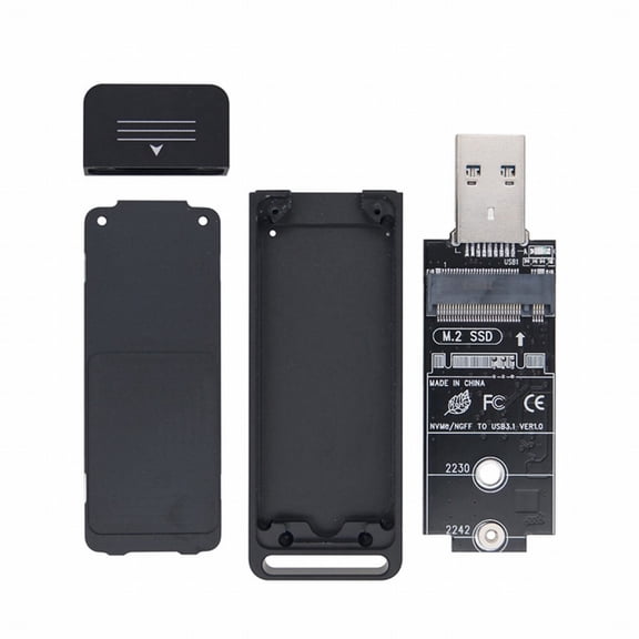 Xiwai USB 3.0 to 2230 2242 NVME M-key M.2 NGFF SATA SSD External PCBA Case Adapter RTL9210B Chipset