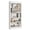 White-2W, variant on 71" Tall Farmhouse Bookcase – 5-Tier Rustic Wood Bookshelf with Double Fluted Design & Sturdy Base for Dining Room, Living Room, Bedroom or Study