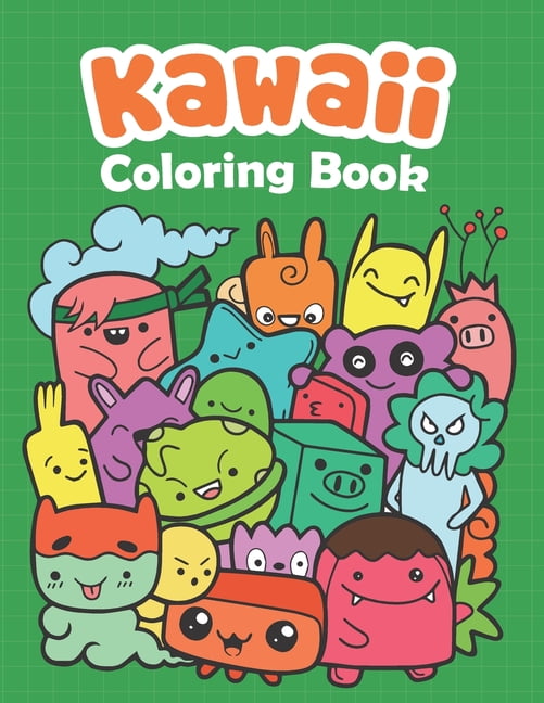 Kawaii Coloring Book Kawaii Coloring Book For Adults, Fun And