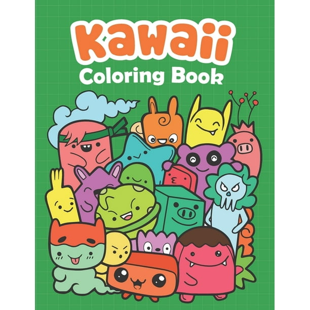 Download Kawaii Coloring Book Kawaii Coloring Book For Adults Fun And Relaxing Kawaii Colouring Pages For All Ages Paperback Walmart Com Walmart Com