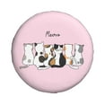 thumbnail image 2 of Gaeub Cute Cats 14-17in Tire Cover, Spare Tire Cover, for Camper Caravan, Trailer, Car, Truck, SUV, Jeep - 17 inch, 2 of 9