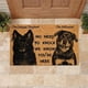 thumbnail image 5 of Felpudo de bienvenida con diseño de perro para puerta de entrada | Felpudo de fibra de coco antideslizante de 40 x 60 cm | Regalo divertido para amantes de las mascotas, ideal para la entrada y, 5 of 7