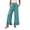 Sky Blue, variant on Lounge Pants Women Elastic High Waist Wide Leg Ruffle Hem Loose Fit Ankle Length Flowy Palazzo Pants with Pockets