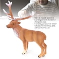 thumbnail image 2 of Estatua de animal, simulación de ciervo rojo macho, juguete para niños, modelo animal de simulación, máxima comodidad, 2 of 9