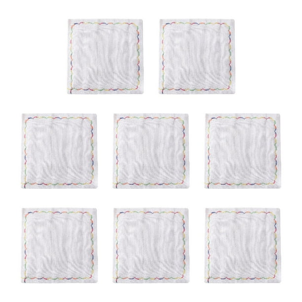 8 piezas de paños de cocina absorbentes, paños de limpieza suaves, toallas de cocina para 25cmx25cm
