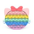 thumbnail image 2 of Dibujos animados push pop it fidget juguetes Mickey abeja gato pulpo búho fresa cangrejo langosta Arco Iris escritorio rompecabezas juguete para niñoszhangyuxiangCactus: Rainbow+ zhangyuxiang unisex, 2 of 2