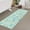 Green, variant on Black Bathroom Carpet,Colorful Floral Carpet,Soft Non Slip Rubber Backed Bathroom Floor Mat,Floor Mat Home Decor for Kitchen Bedroom,Washable Cover Floor Rug,17X29 Inch.