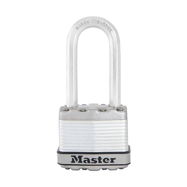 Master Lock M1Xdlh Magnum Candado resistente con llave, 1 paquete, plateado