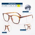thumbnail image 4 of Lentes para Computadora y Lectura: Paquete de 5 Lentes con Tecnología Blue Light y Armazones en Varios Colores Modernos, Gafas para Hombre y Mujer (Multicolor, 3, Dioptrías), 4 of 8