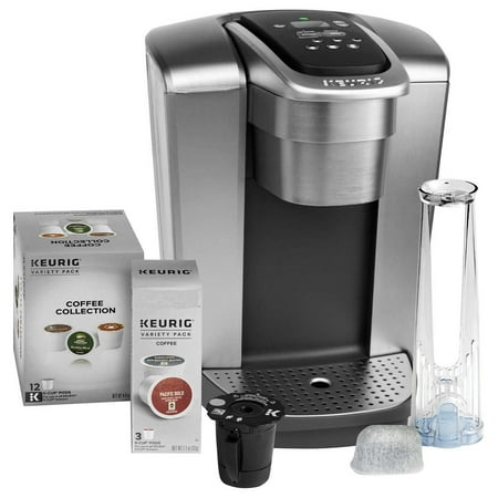 Keurig K-Elite C Single Serve Coffee Maker, 15 K-Cup Pods and My K-Cup Reusable Coffee (Best Single Cup Coffee Maker Without Pods)