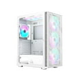 thumbnail image 2 of Montech X3 Mesh 6pcs, 3 x 140mm& 3 x 120mm Fixed RGB Lighting Fans (Pre-Installed) ATX Mid-Tower PC Gaming Case, USB3.0, Door Open Tempered Glass Side Panel, High Airflow, White, 2 of 7