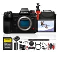 thumbnail image 1 of Panasonic Lumix S1H Full Frame Digital Mirrorless Video Camera + 64GB Memory Card + More, 1 of 8