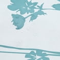 thumbnail image 3 of Fabric Floral Shower Curtain, Orange and Gray Weeping Flower Shower Curtains for Bathroom, Modern White Bathroom Curtains, 72" W x 72" H, 3 of 6