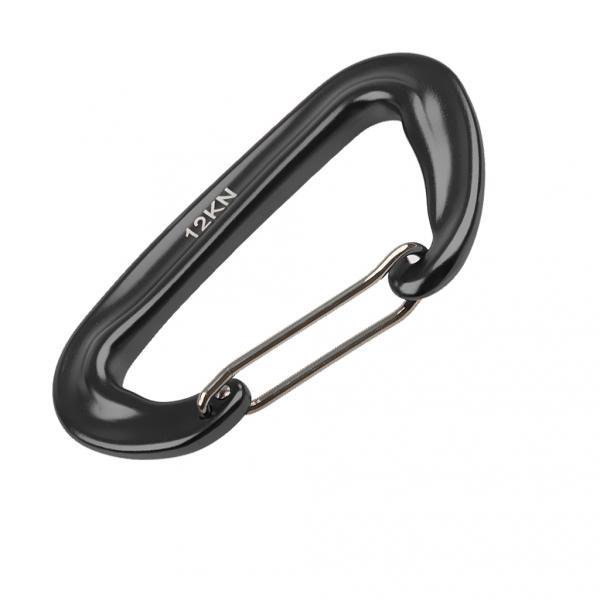 Llavero Mosquetón Mosquetón Negro Llavero Mosquetón Mosquetón Sport Mosquetón 12KN Sharpla none
