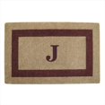 thumbnail image 1 of Nedia Home 02083J Single Picture - Brown Frame 30 x 48 In. Heavy Duty Coir Doormat - Monogrammed J, 1 of 1
