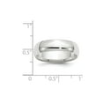thumbnail image 2 of 10k White Gold 6mm Ltw Comfort Fit Band Size 10 Ring, 2 of 2
